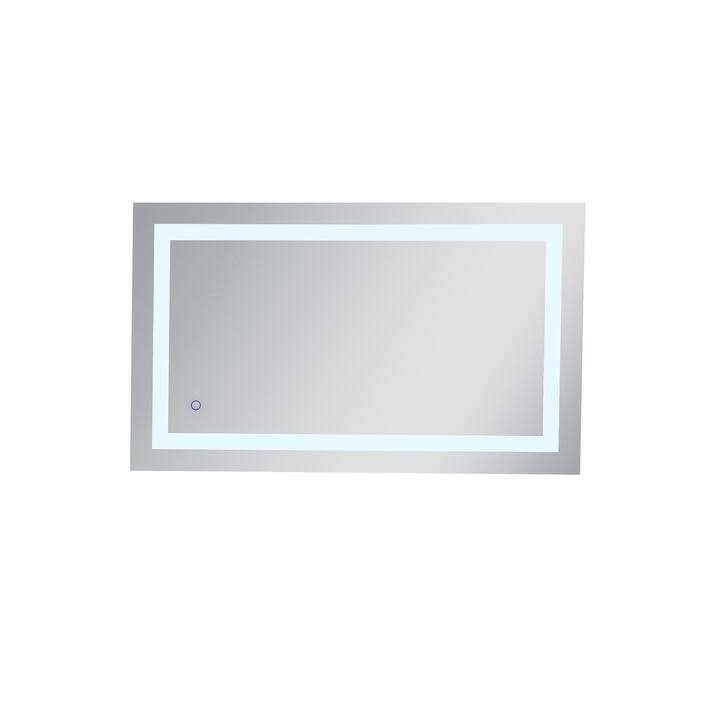 Silver Orchid Gael Silver Hardwired LED Mirror