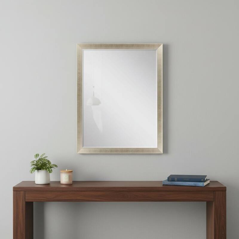 HomeRoots 45" Gold Accent Mirror - 35.00 in. x 45.00 in. x 2.00 in. - 35.00 in. x 45.00 in.  x 2.00 in.