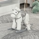 preview thumbnail 2 of 8, Plush Rocking Horse for Toddlers with Authentic Sounds, Soft Body, Lightweight Metal Frame, 66 lbs Capacity