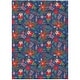 preview thumbnail 3 of 7, Machine Washable Indoor/ Outdoor Christmas Nutcracker Chantille Rug
