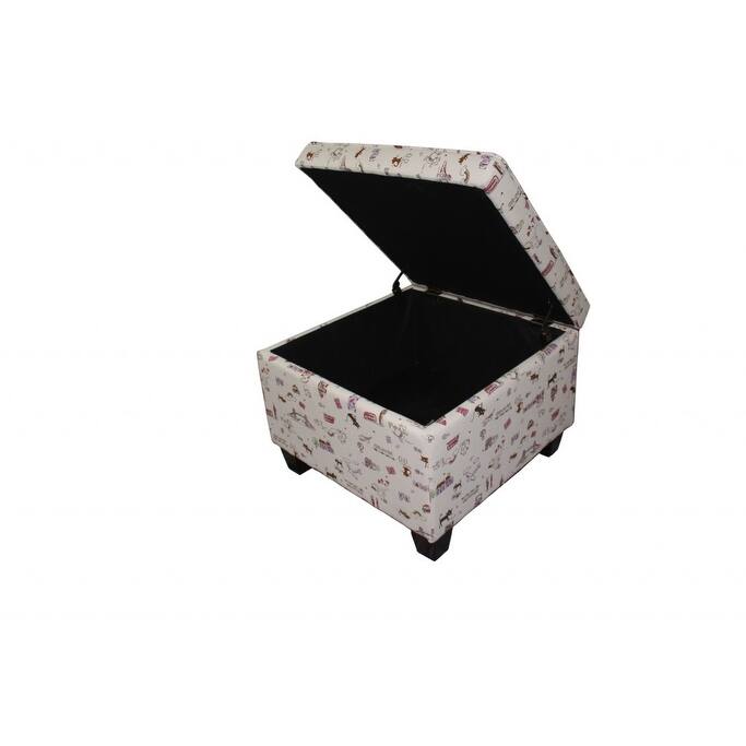 Traveling Cats Storage Ottoman