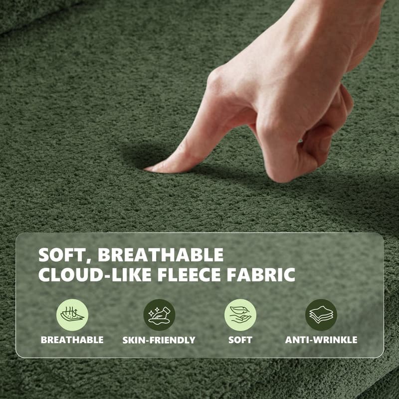 Modern L-Shaped Upholstered Velvet Sleeper Sectional Sofa bed with Chaise and Queen Pull Out Bed