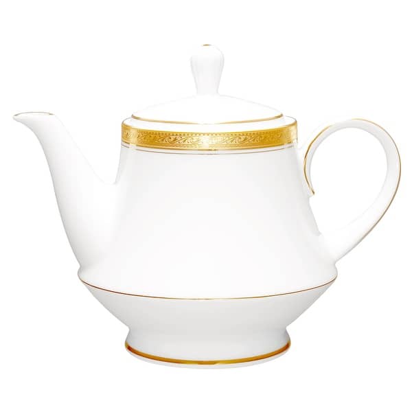 Crestwood Gold Tea Pot, 38 Oz. - Gold