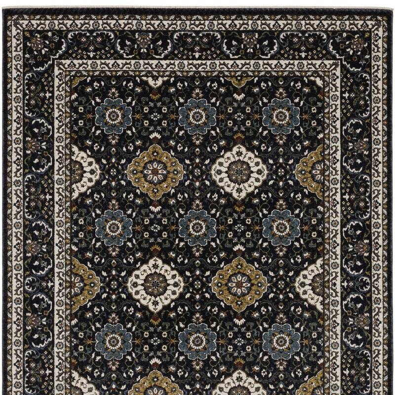 HomeRootsMedallion Traditional Rectangle Area Rug