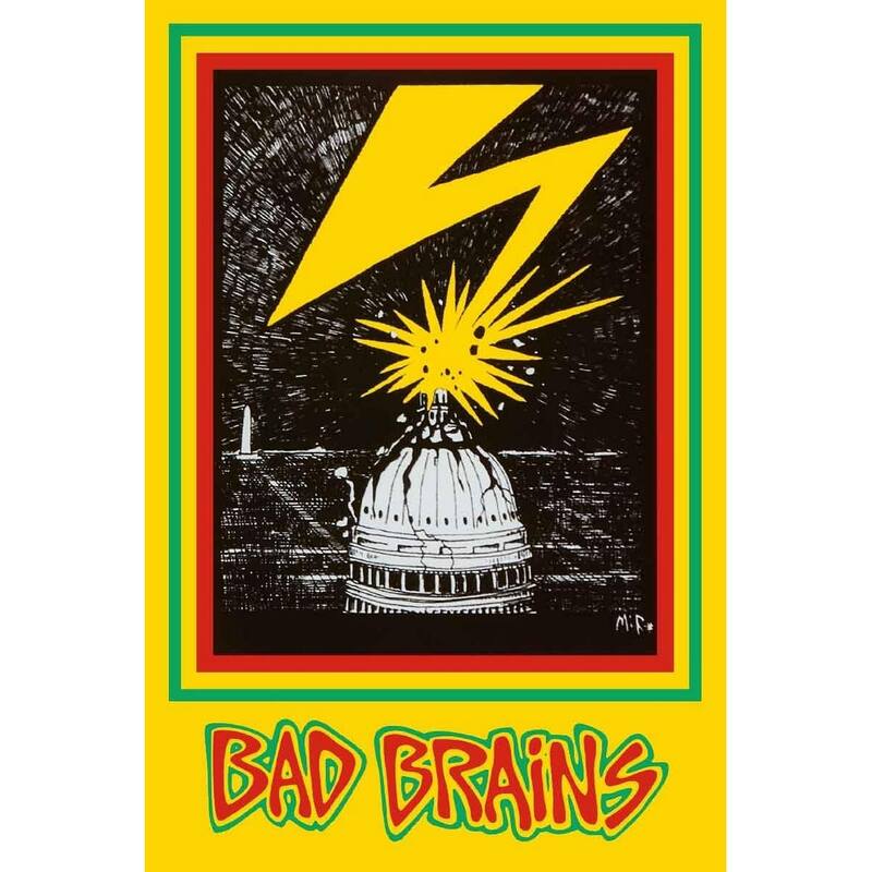 Bad Brains Debut Album Art Poster - 24 x 36 Inch