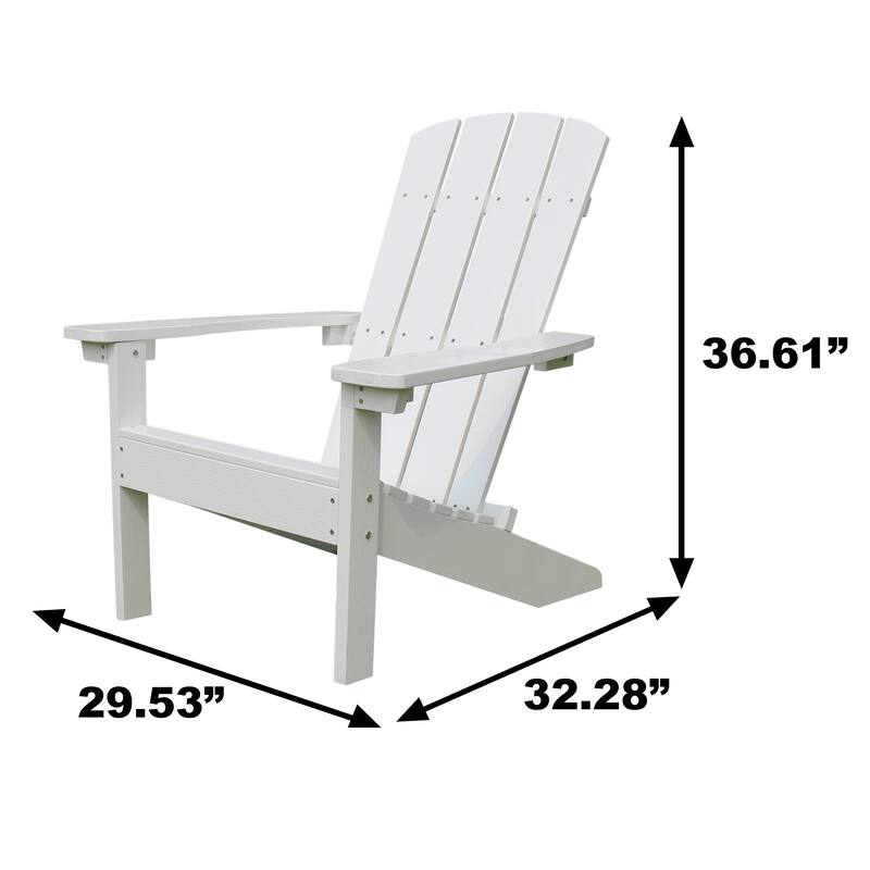 Lakeside Faux Wood Adirondack Chair