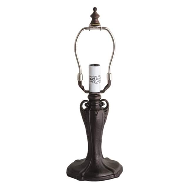 Meyda Tiffany 14053 Leaf 13" Tall Lamp Base