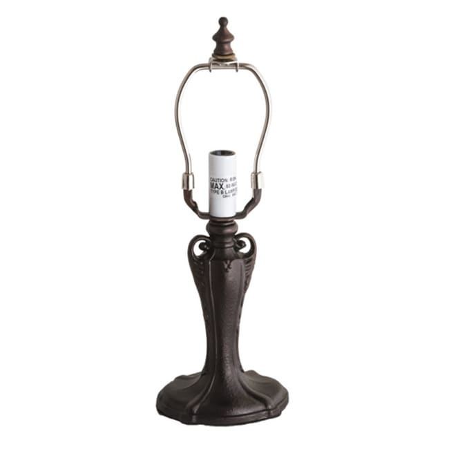 Meyda Tiffany 14053 Leaf 13" Tall Lamp Base