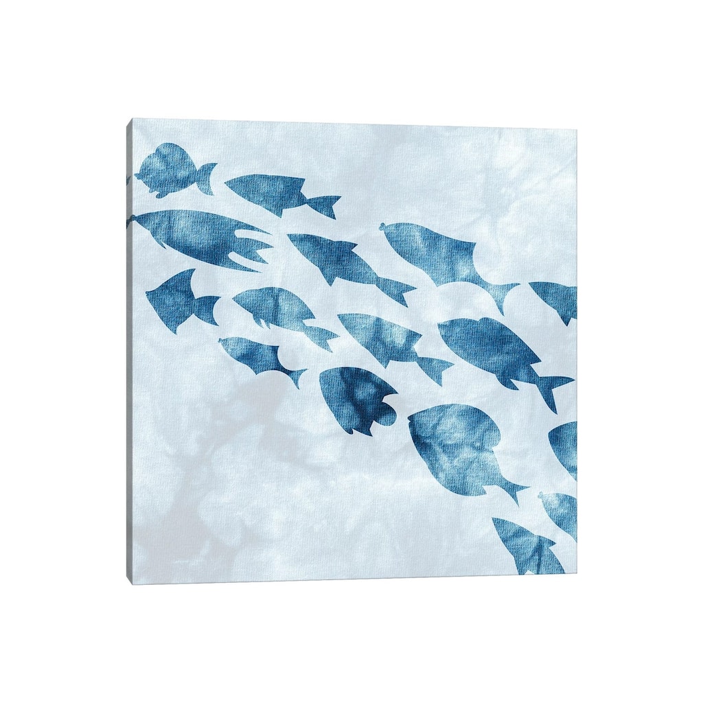 iCanvas "School of Fish II" by Kimberly Allen Canvas Print
