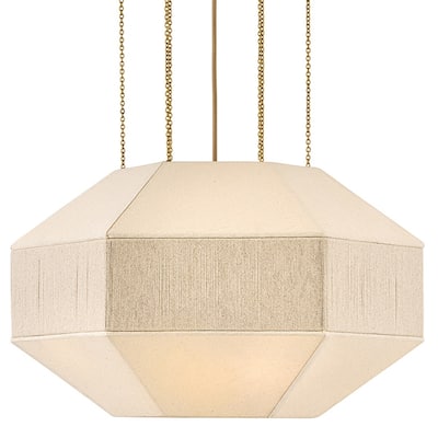 Hinkley Lighting 47494 Lyla 4 Light 24" Wide Drum Chandelier with