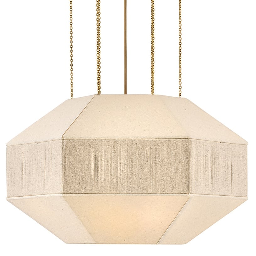 Hinkley Lighting 47494 Lyla 4 Light 24" Wide Drum Chandelier with