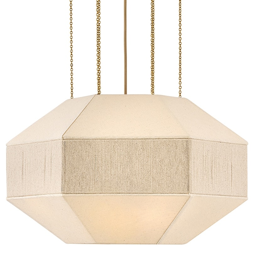 Hinkley Lighting 47494 Lyla 4 Light 24" Wide Drum Chandelier with