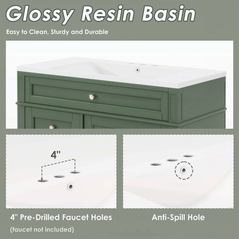 Modern Single Sink Bathroom Vanity