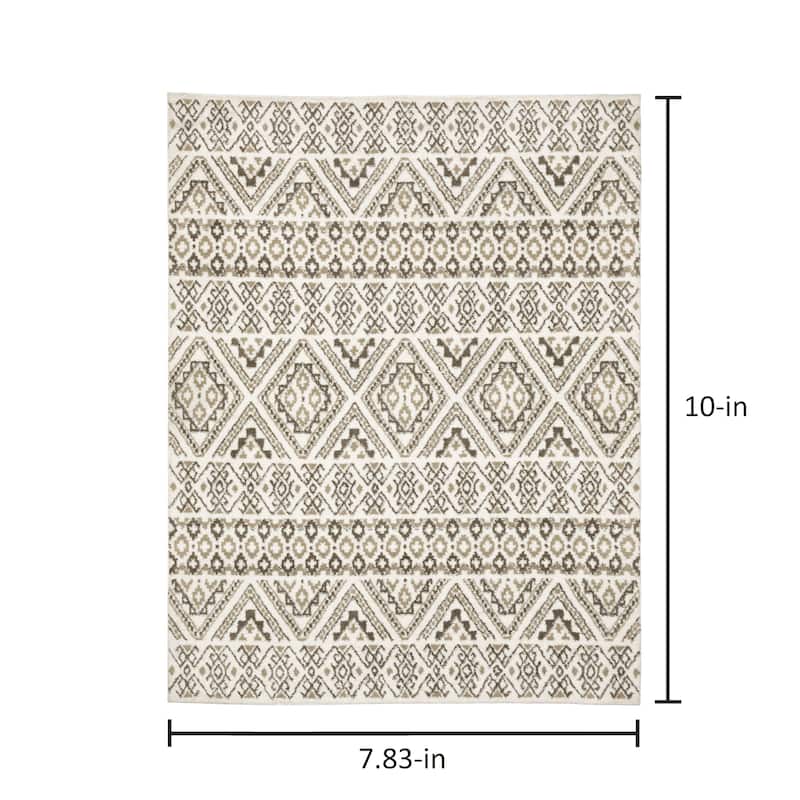 Paige Updated Lodge Brown/Beige Area Rug