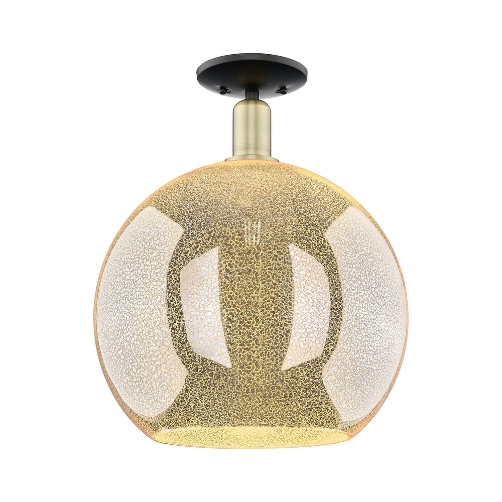 Innovations Lighting 716-1C-19-14 Athens Semi-Flush Athens 14" Wide