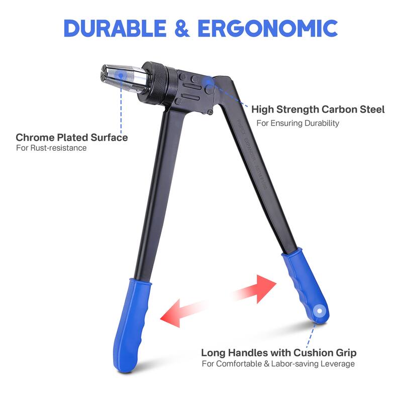 PEX Expansion Tool Kit Tube Expander w/ 1/2" 3/4” 1” Expander Heads Carry Case - One-size