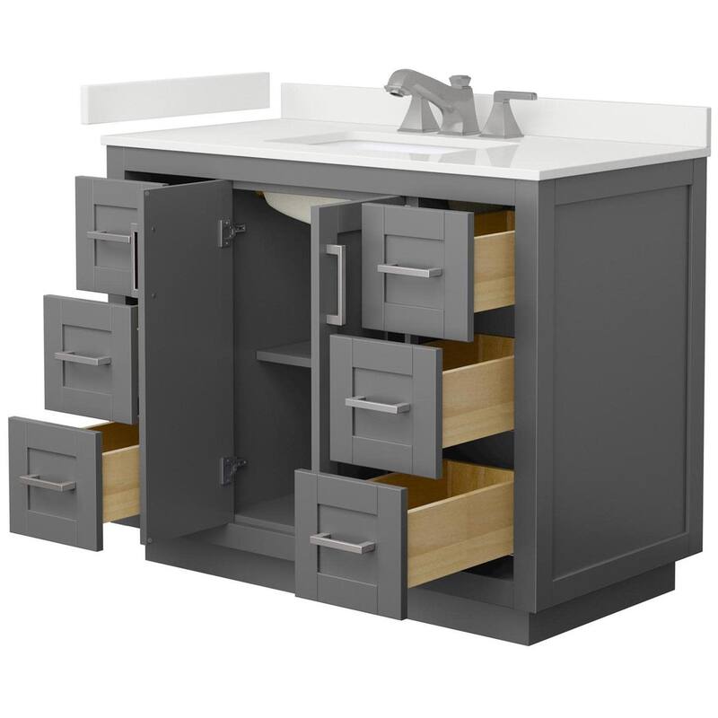 Wyndham Collection WCF292942S-QTZ-US3MXX Miranda 42" Free Standing