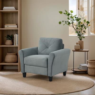 Gray Velvet Sectional Couches and Sofas for Small Spaces