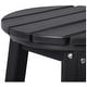 preview thumbnail 84 of 97, Laguna Hdpe All Weather Outdoor Patio 29" Round Bar Stool