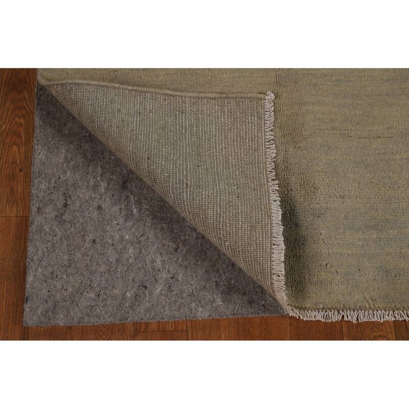 Modern Gabbeh Oriental Rug Hand-Knotted Nursery Wool Carpet - 2'10"x 3'10"