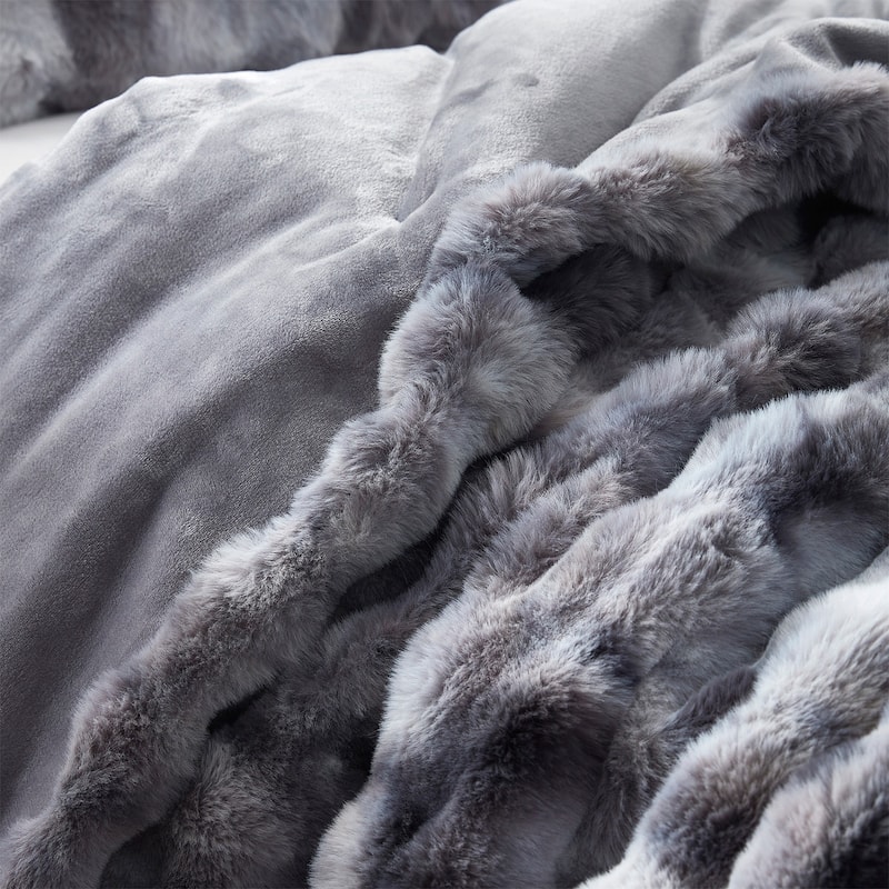 Beary Soft - Coma Inducer® Oversized Comforter Set - Glacier Black Bear