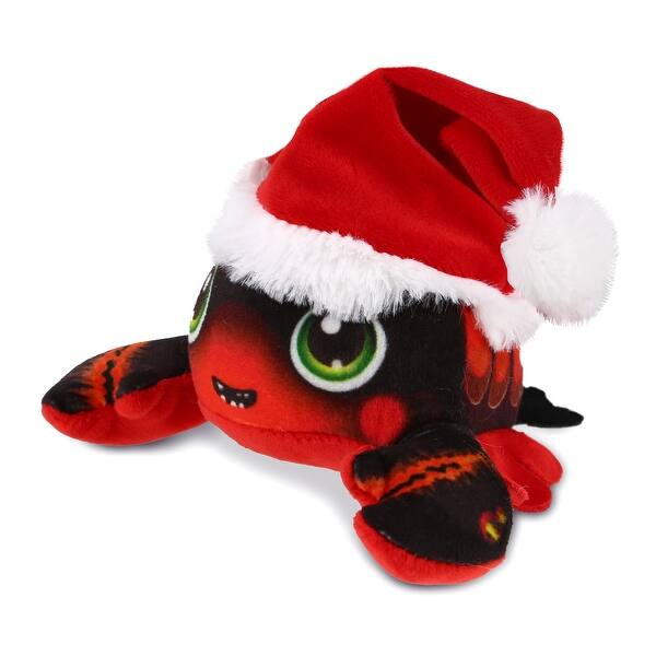 slide 2 of 6, DolliBu Santa Lobster Stuffed Animal Plush Toy with Santa Hat Outfit - 6.5 inches