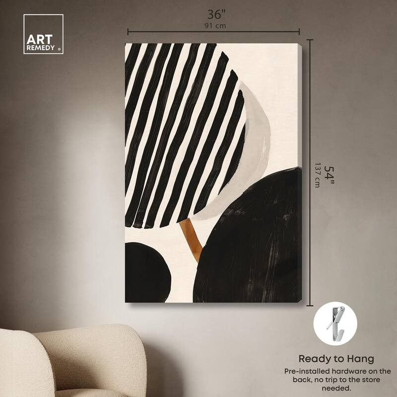 Linear Contempo Canvas by Art Remedy, Gallery Wrapped