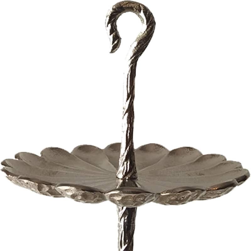 3 Tier Aluminum Cake Stand and Fruit Basket Holder