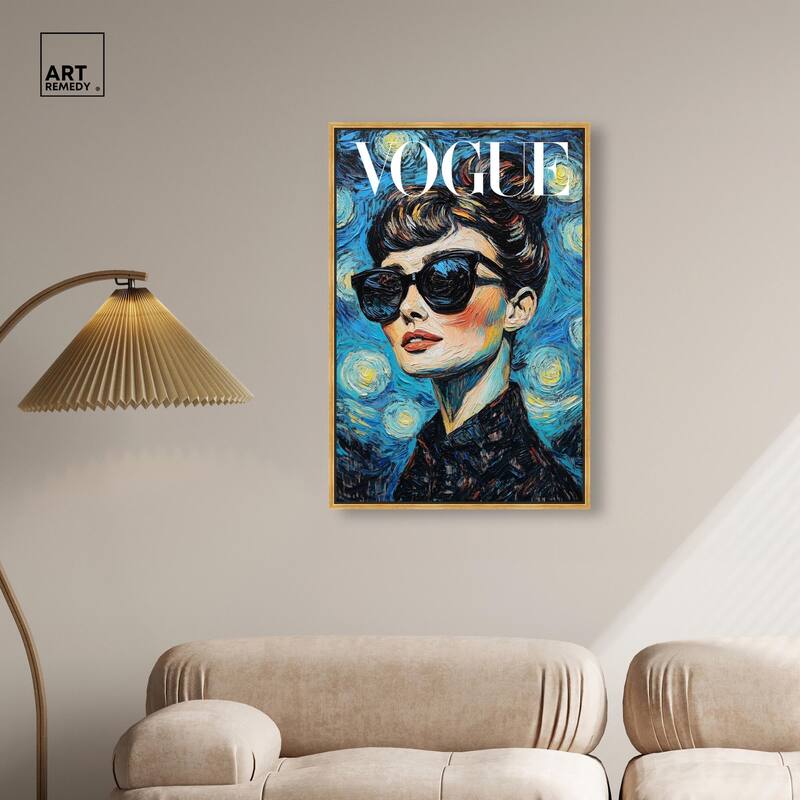 Starry Night Icon Canvas by Art Remedy