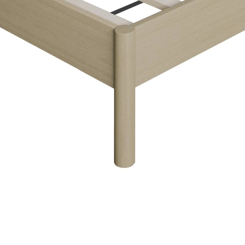 CraftPorch Transitional Wooden Platform Kid Bed