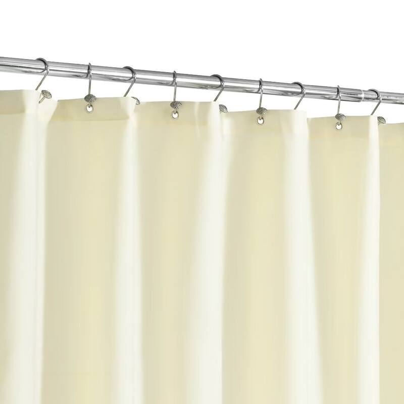 Fabric Water Repellent Shower Curtain Liner