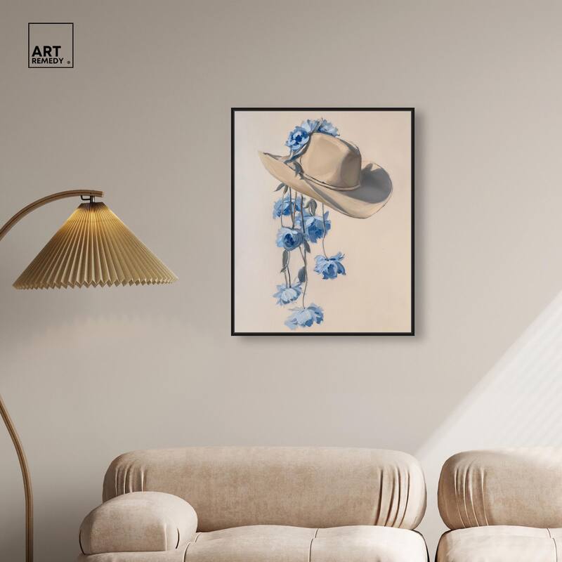 Brimming Blues II Canvas by Art Remedy
