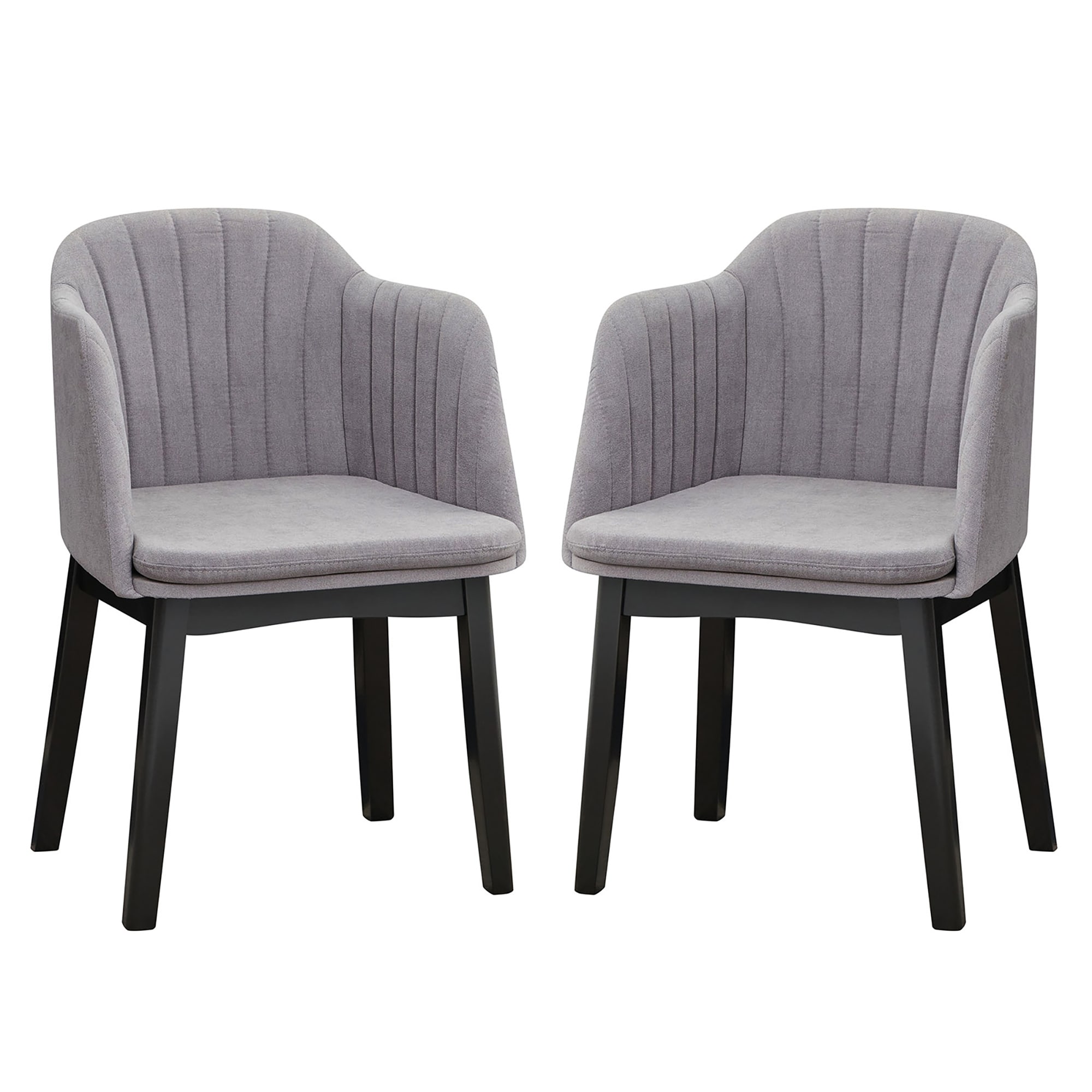 Gymax 2PCS Modern Dining Chairs Upholstered Velvet Accent Chairs w/