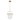 Beatrice Handmade Marbleized Glass and Metal Ceiling Light - 10.1"L x 10.1"W x 17.6"H