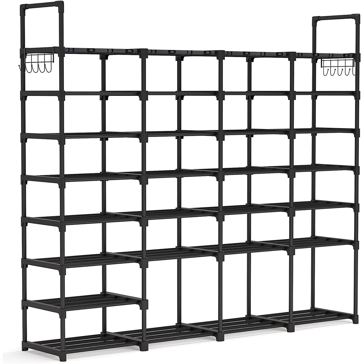 LANGRIA 4-Tier Tilted Metal Utility Shoe Rack With Wire Mesh Shelves-  Copper Finish - Bed Bath & Beyond - 22813932