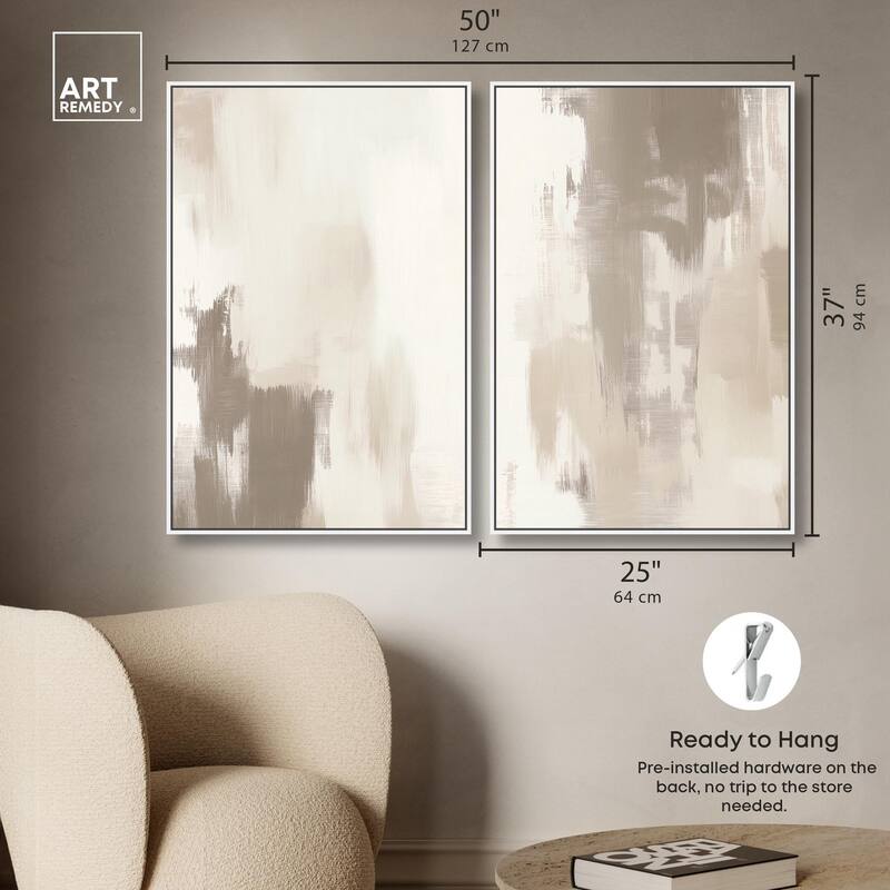Winter Mist I Canvas Set of 2 by Art Remedy
