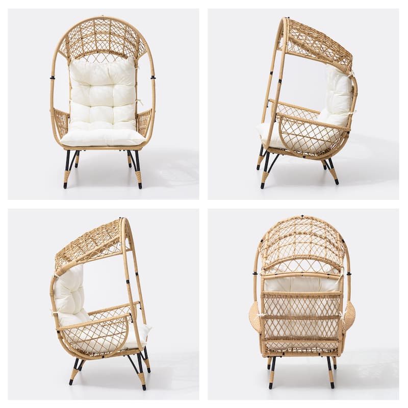 Outdoor Aluminum Dining Chairs Modern Stackable Armchairs