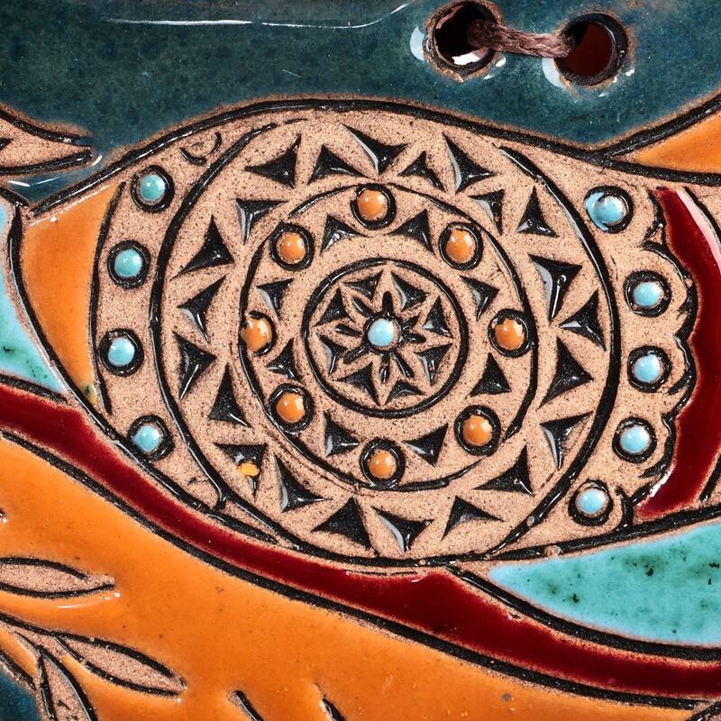 Novica Handmade Peaceful Pigeon Ceramic Wall Decor