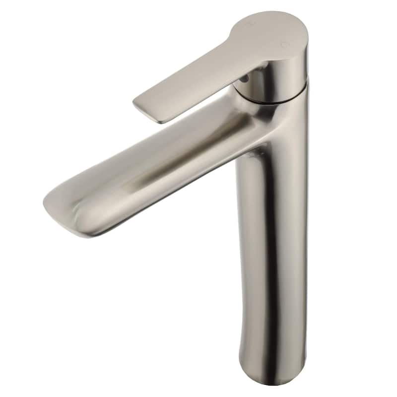 Fine Fixtures Round Single Hole Vessel Sink Bathroom Faucet