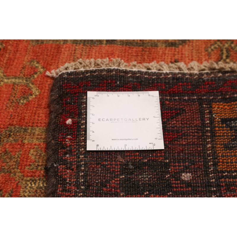 ECARPETGALLERY Hand-knotted Melis Vintage Dark Copper Wool Rug - 4'10 x 7'3