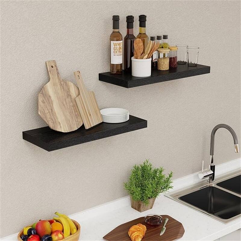  Floating Shelves for Wall - 9"D x 24"W x 1.5"H
