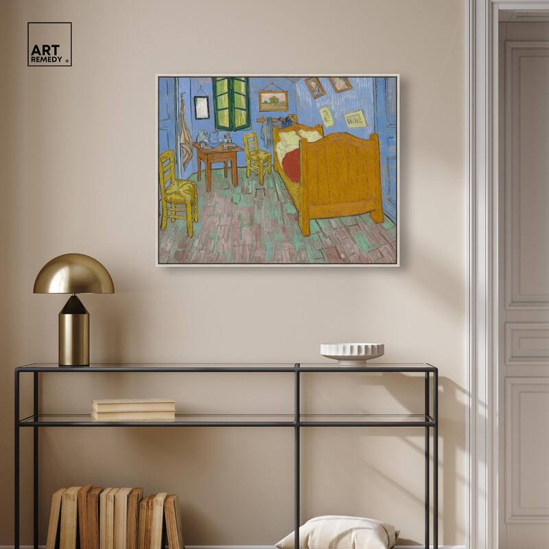 The Bedroom Canvas by Art Remedy