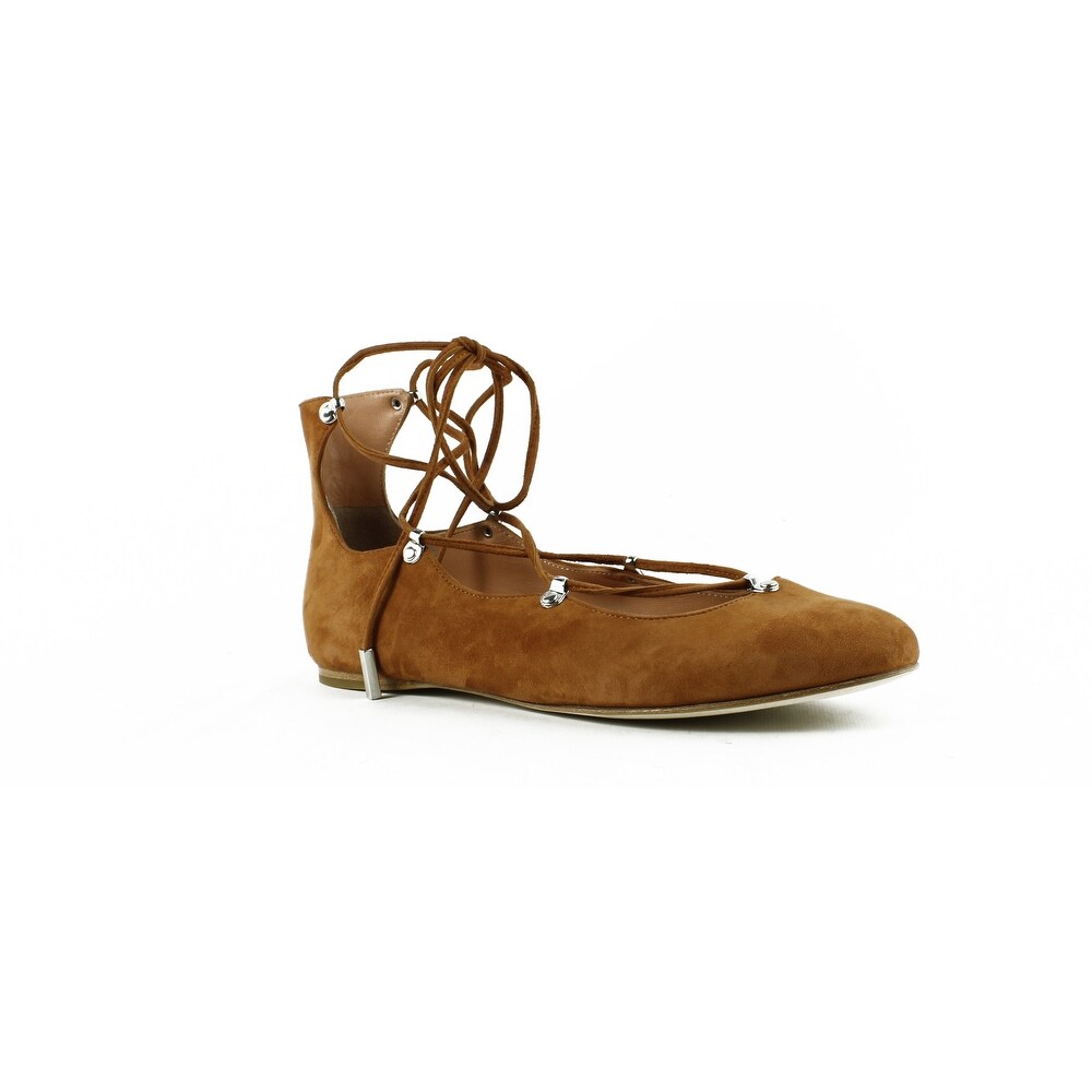 dark tan flats