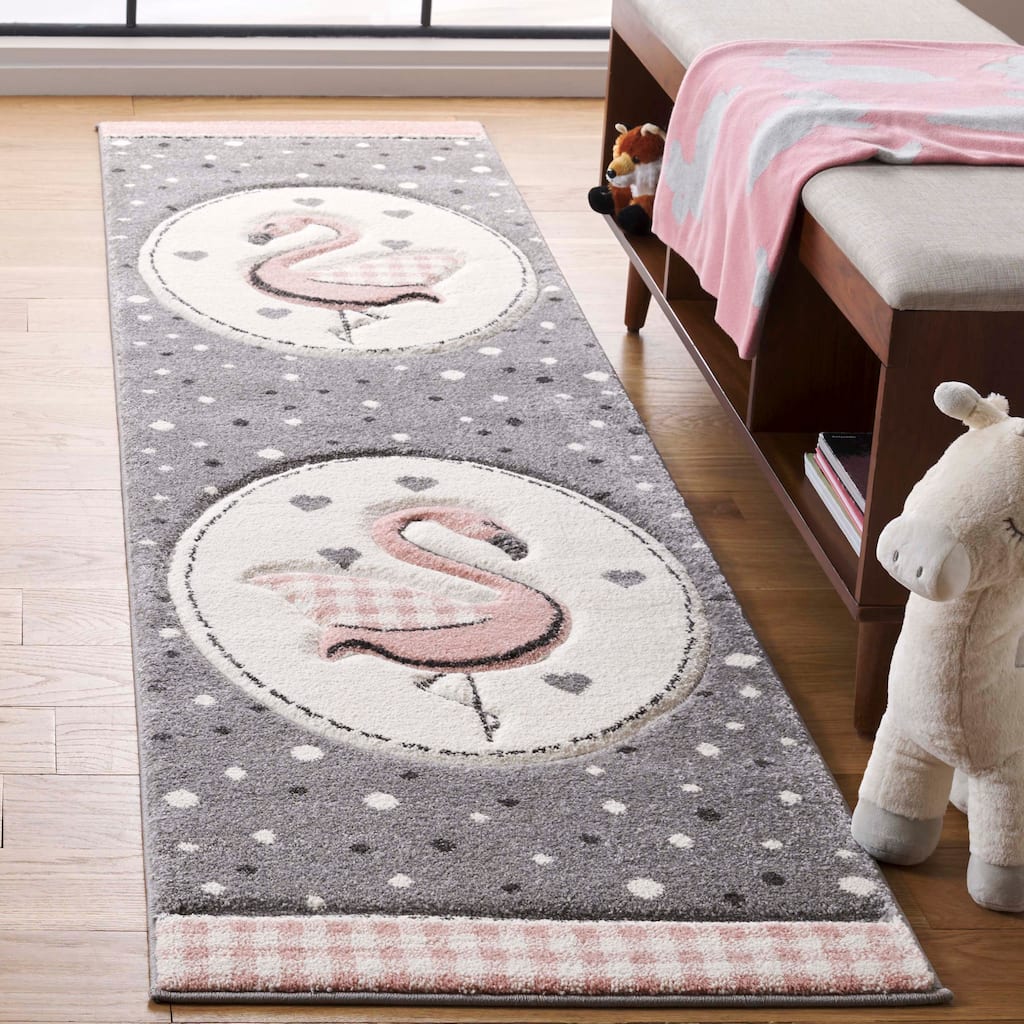 SAFAVIEH Carousel Kids Eufrasia Flamingo Rug
