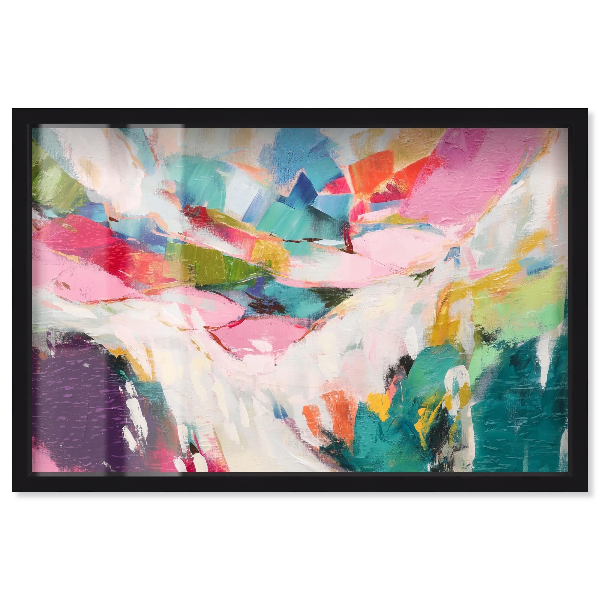 Vibrant Soul II Living Room Art Shadowbox Print by Art Remedy