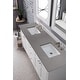 preview thumbnail 7 of 33, James Martin Vanities Palisades 72" Double Vanity, Bright White