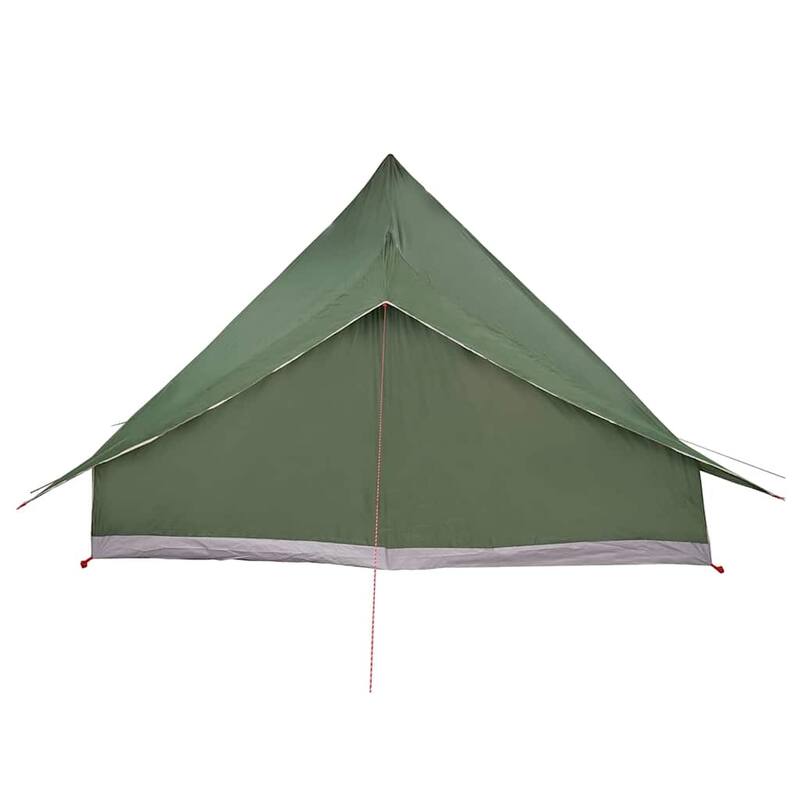 vidaXL Family Tipi Tent Folding with Roof Green 364 x 281 x 257 cm - 143.31 x 110.63 x 101.18 in
