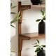 preview thumbnail 81 of 81, Kate and Laurel Meridien Mid-Century Wall Shelves