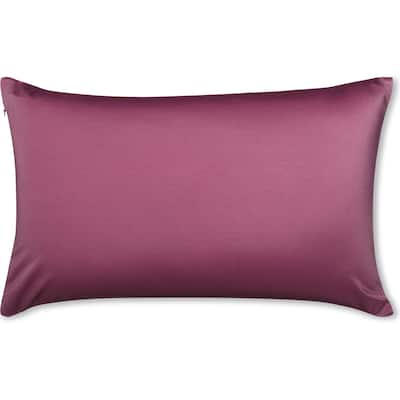Throw Pillow Cozy Soft Microbead Burgundy Merlot: 1 Pc