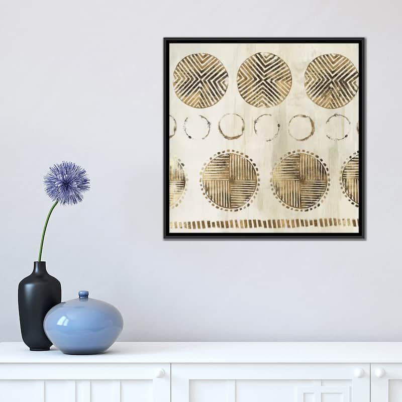 iCanvas "African Pattern" by Eva Watts Framed Canvas Print